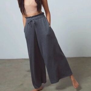 Lunya Cotton Silk Wide Leg Pants